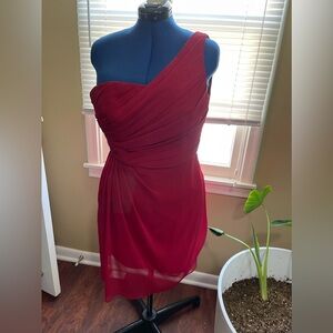 One shoulder Bridesmaid Dress